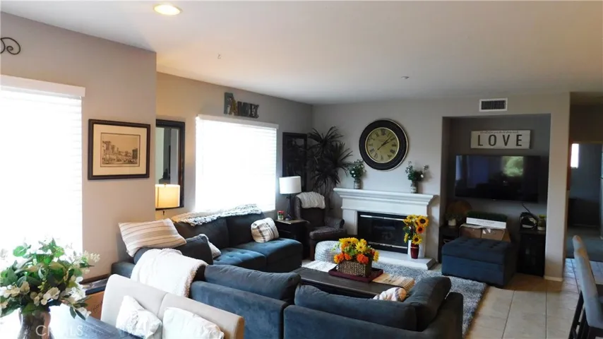 Spacious and inviting living room area