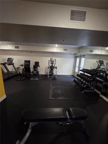 Gym area