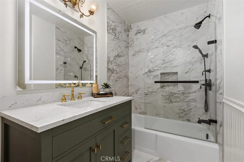 Downstairs remodeled full bathroom