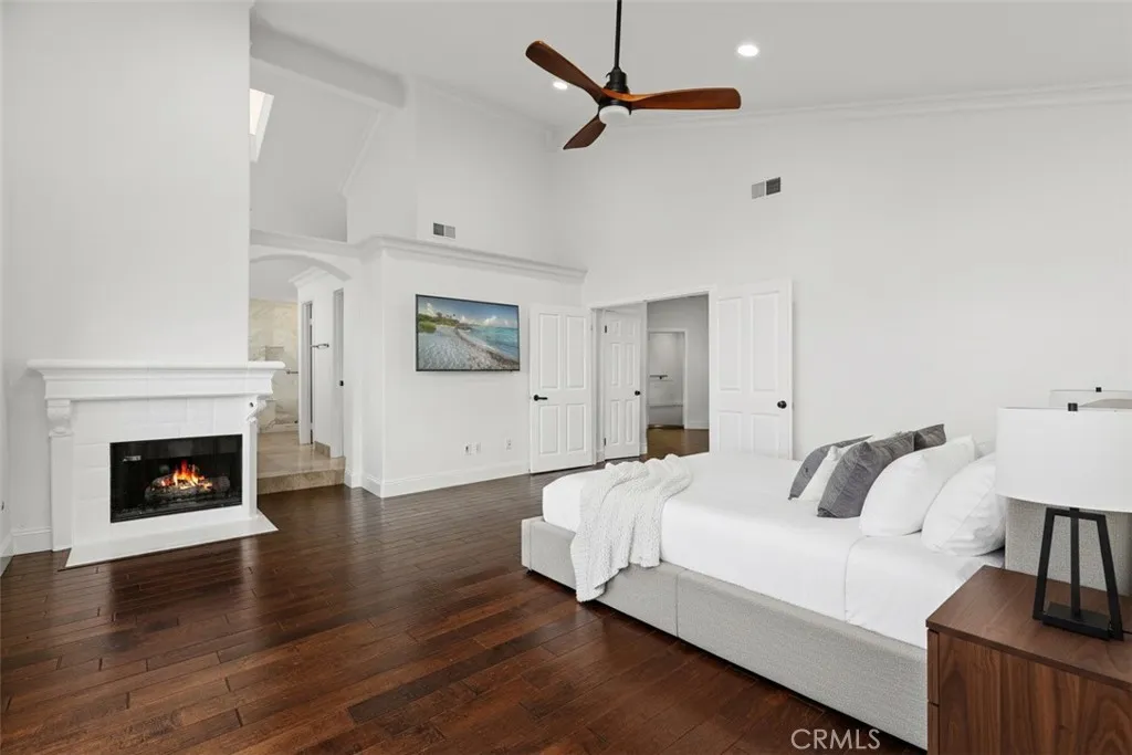 Virtually staged: Primary Suite with Valuted Ceilings