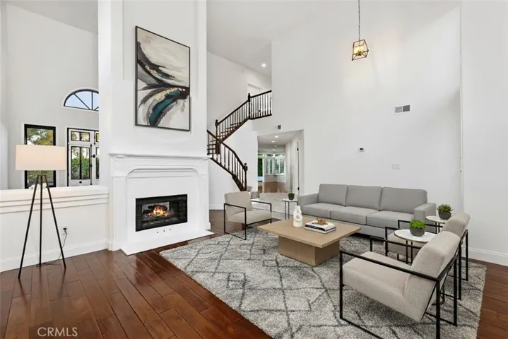 Virtually Staged: Formal Living Room