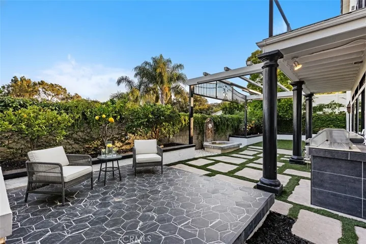 Virtually staged: Low maintenance , high-end backyard made for entertainment