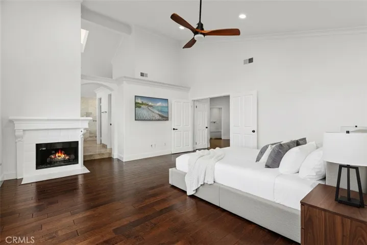 Virtually staged: Primary Suite with Valuted Ceilings