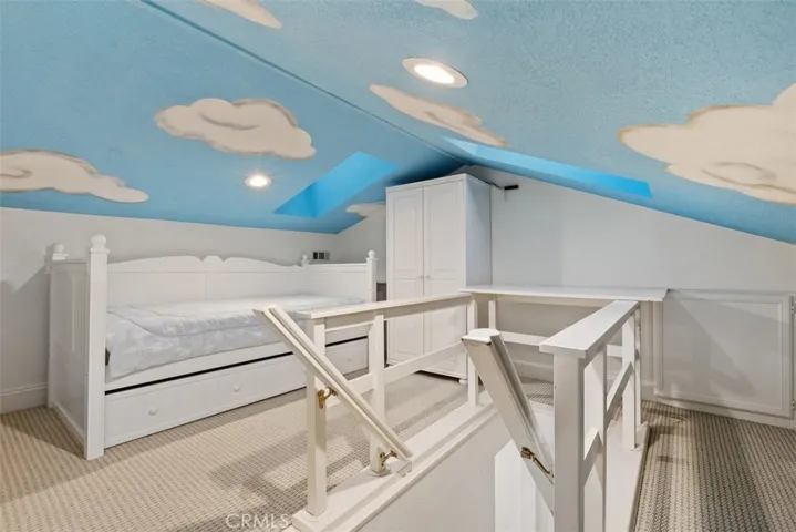 Converted attic room
