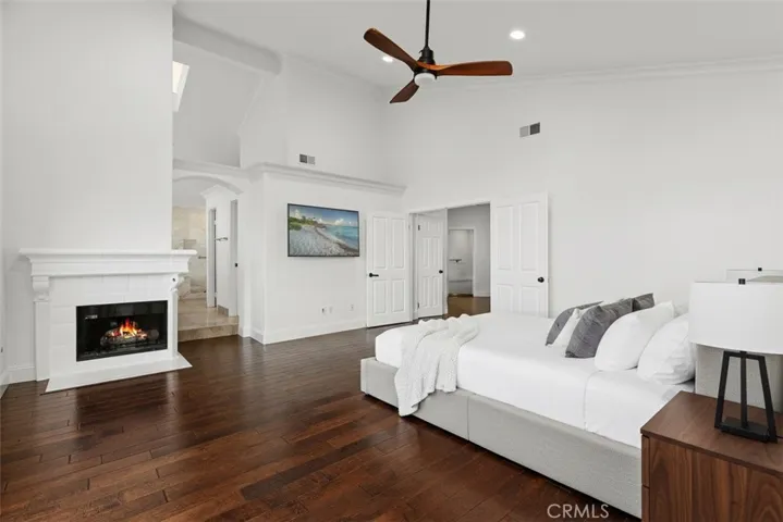 Virtually staged: Primary Suite with Valuted Ceilings