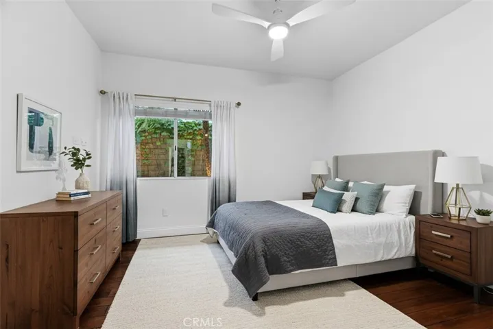 Virtually staged: Downstairs bedroom 1