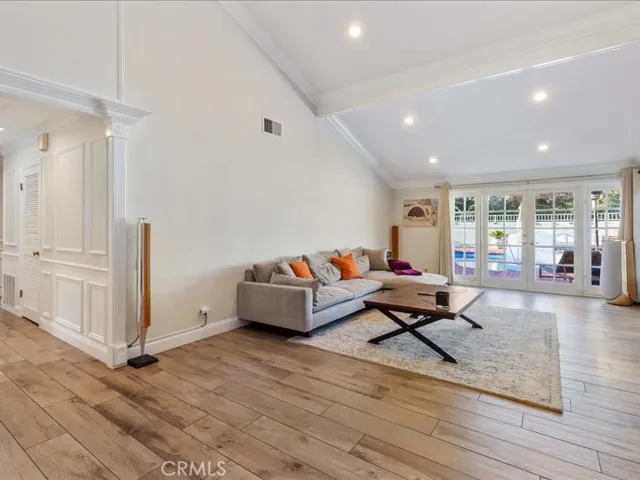 Foyer area into living room