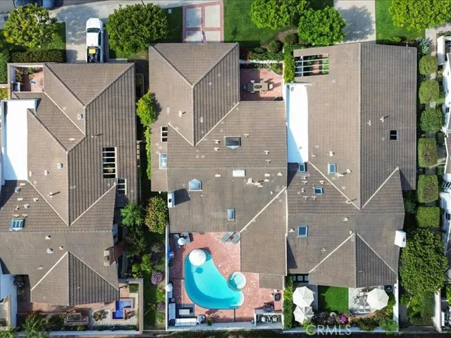 Roof with skylights