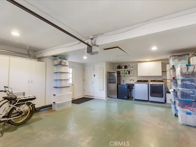 Garage with ample storage