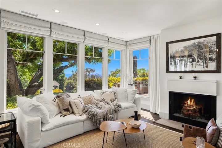 Ocean views from the formal living and dining rooms
