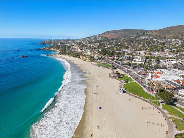 Gorgeous aerial of Main Beach Laguna