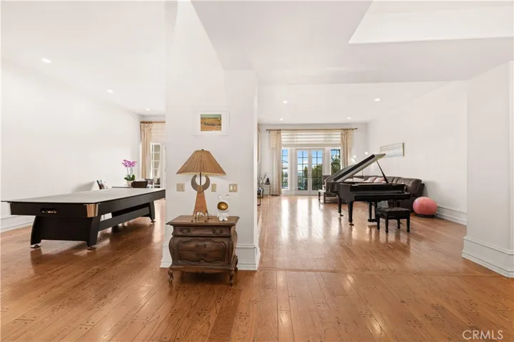 family room and living room