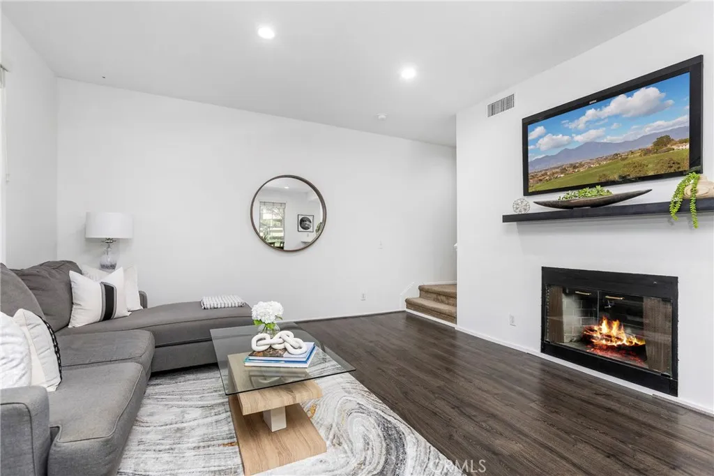 Digitally Altered (Fire & TV Picture)  Family Room w/Fireplace and Mantle