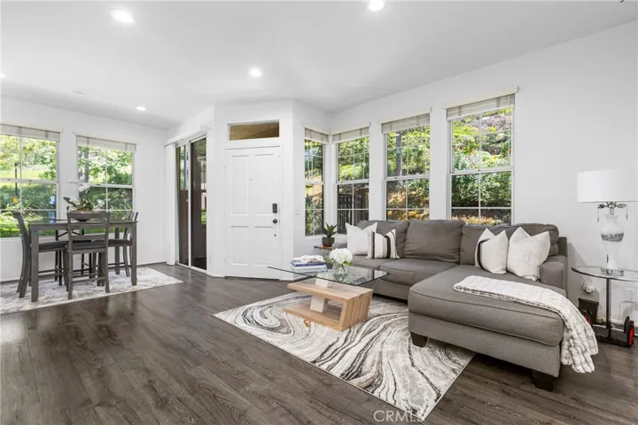 Great Room with Lots of Windows and Private LOcation with Lush Greenbelt Views