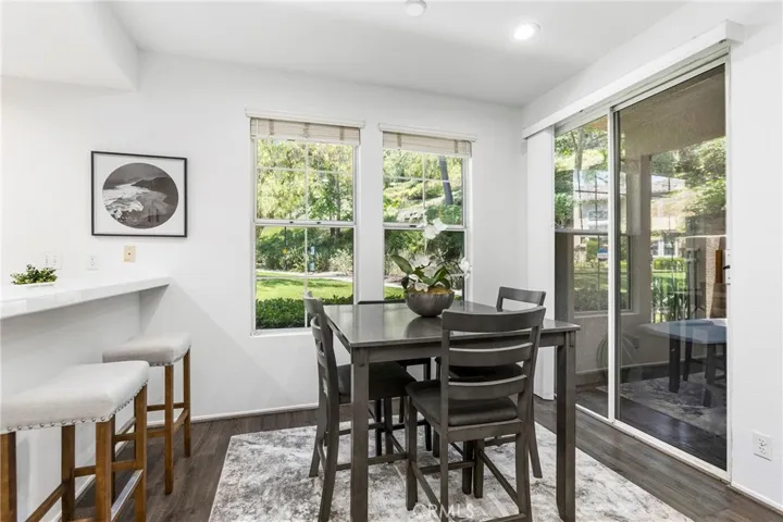 Dining Room w/Lush Greenbelt Views