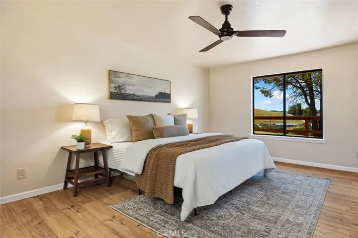 Primary bedroom with views