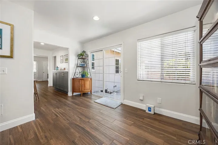 Room for a home desk and office under the window.