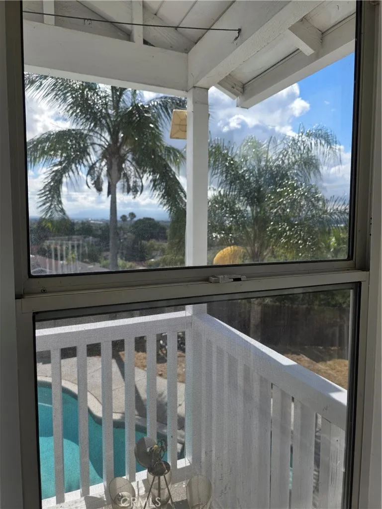 View from Flex room toward balcony