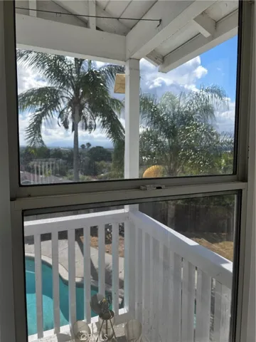 View from Flex room toward balcony