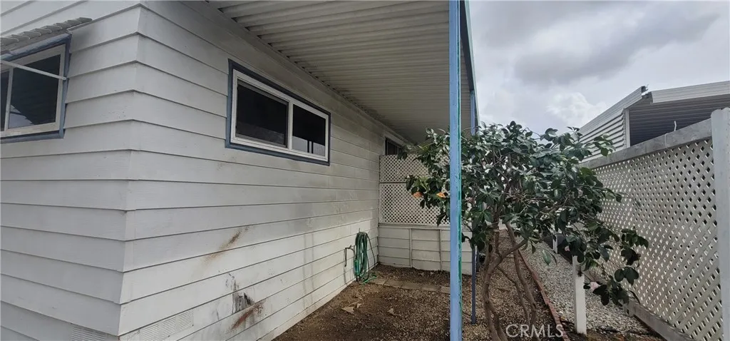 Back and front porch side