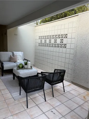 Enclosed front patio