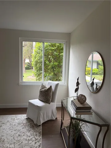 Primary bedroom window for natural light