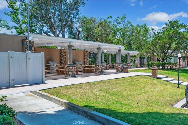 Colony Park bbq & clubhouse in pool area