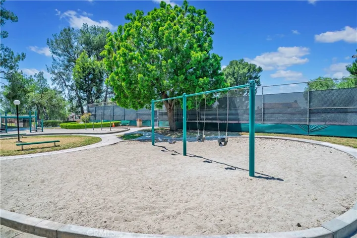 Colony Park playground & lighted tennis courts behind