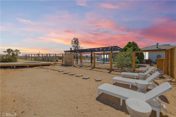 Relaxing Area with Beautiful Desert Views