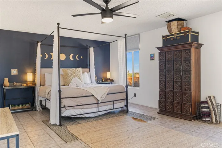 Large Primary Bedroom with Ceiling Fan