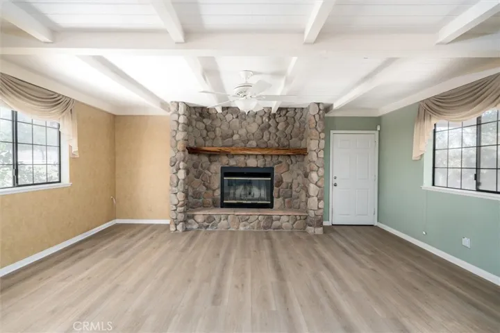 Family room with Fireplace.