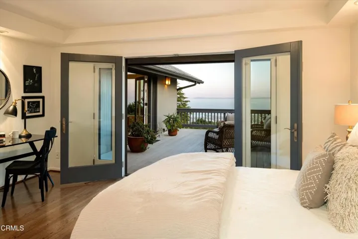 upstairs bedroom and view