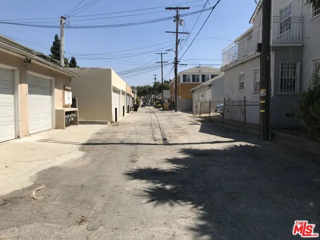 Triplex Rear Alley View