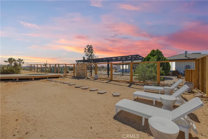 Relaxing Area with Beautiful Desert Views