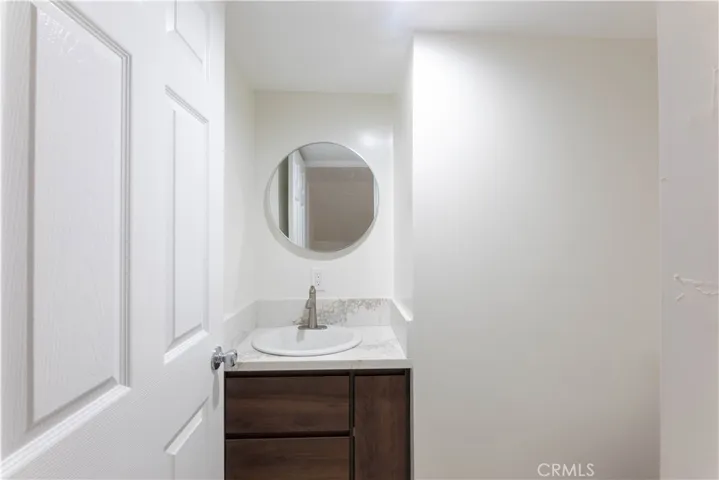 half bath off of garage
