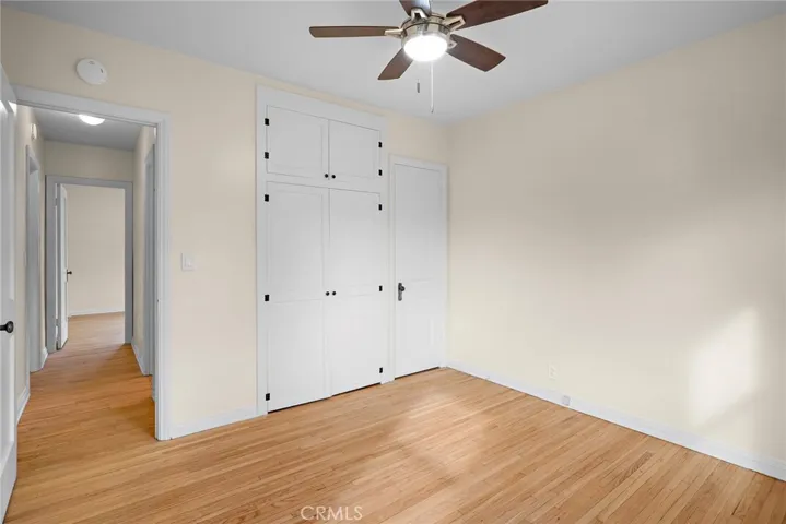 Bedroom 1 with two closets