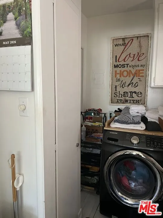 laundry area
