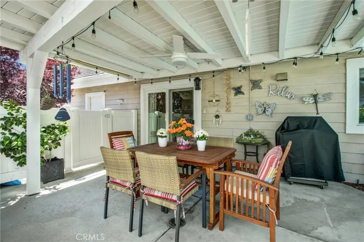 Patio off of kitchen