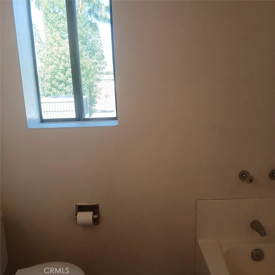 Window in hall bathroom