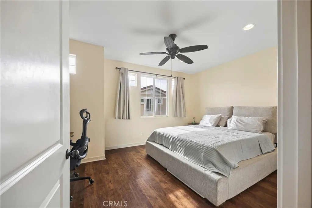 Primary bedroom located on third level.