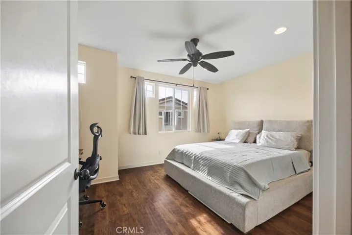 Primary bedroom located on third level.