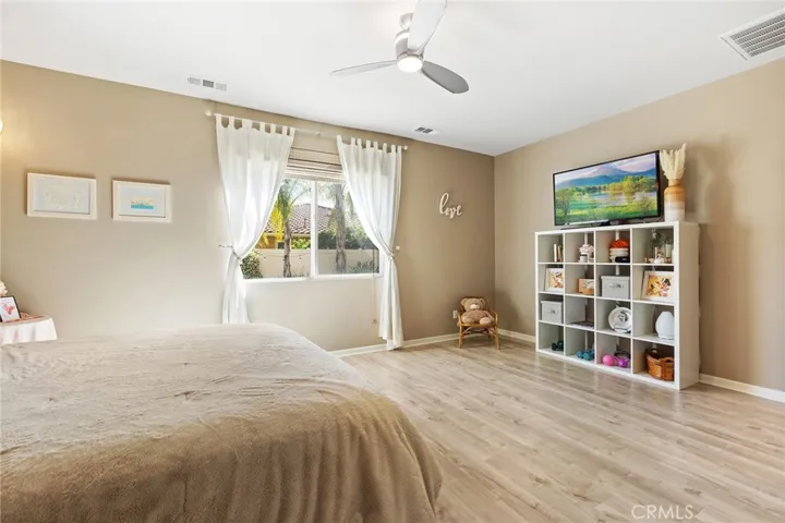 primary bathroom with huge walk-in closet