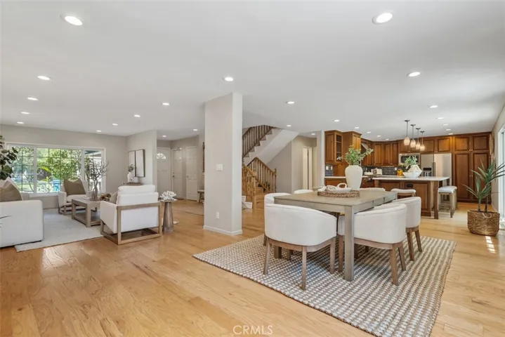 Dining area open to the kitchen and living room! All on one level (step down eliminated)