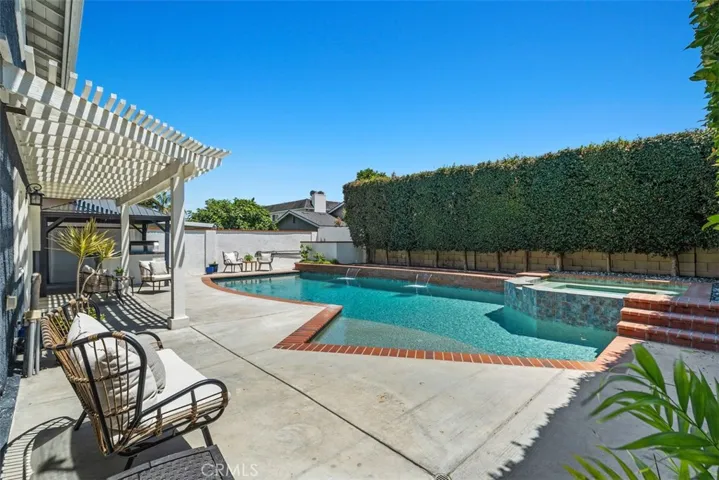 Covered patio for outdoor dining