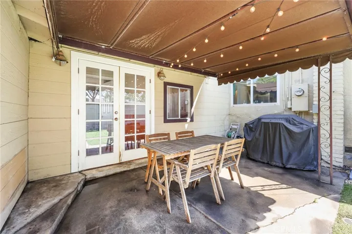 Canvas Covered Patio