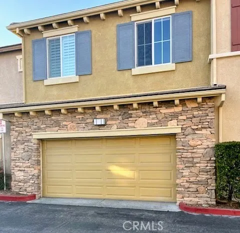 Back of the property (garage entrance)