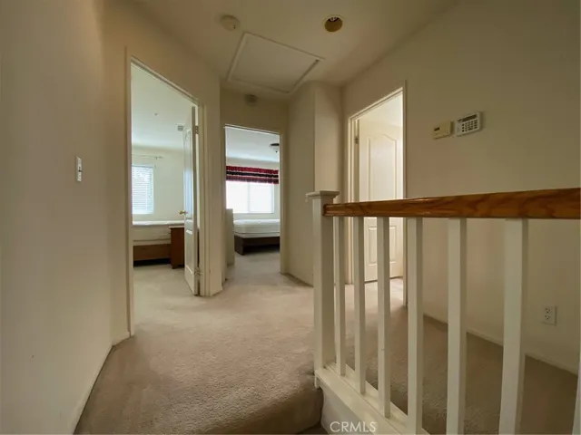 upstairs