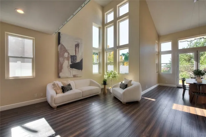 Dramatic high ceilings