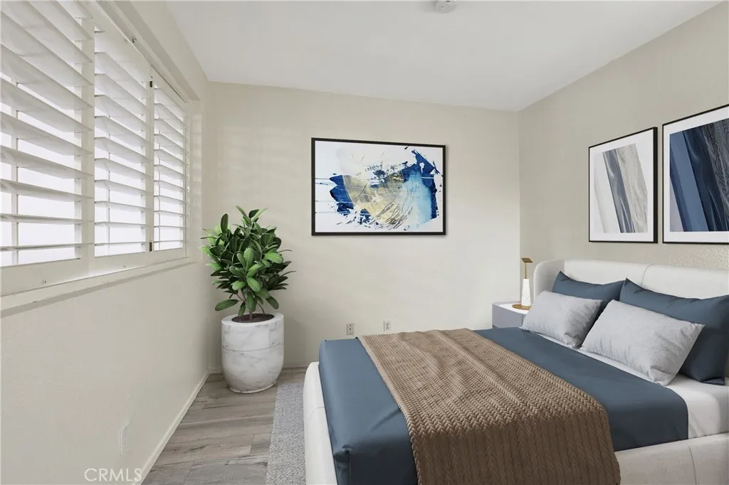 primary bedroom - virtually staged