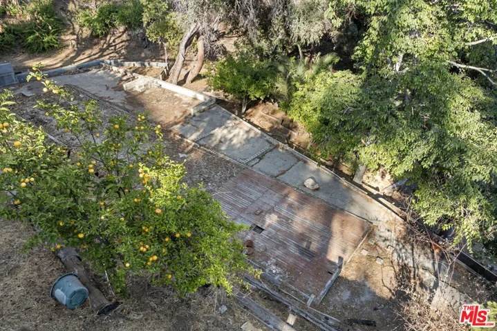 aerial view of green house